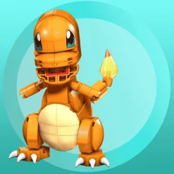 Mega Construx Pokémon Construye y muestra Charmander - Juguete de Mega Pokémon
