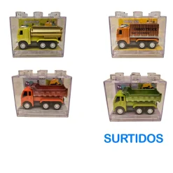 Mega Trucks Surtidos de Metal con Retrofricción- Motor Planet