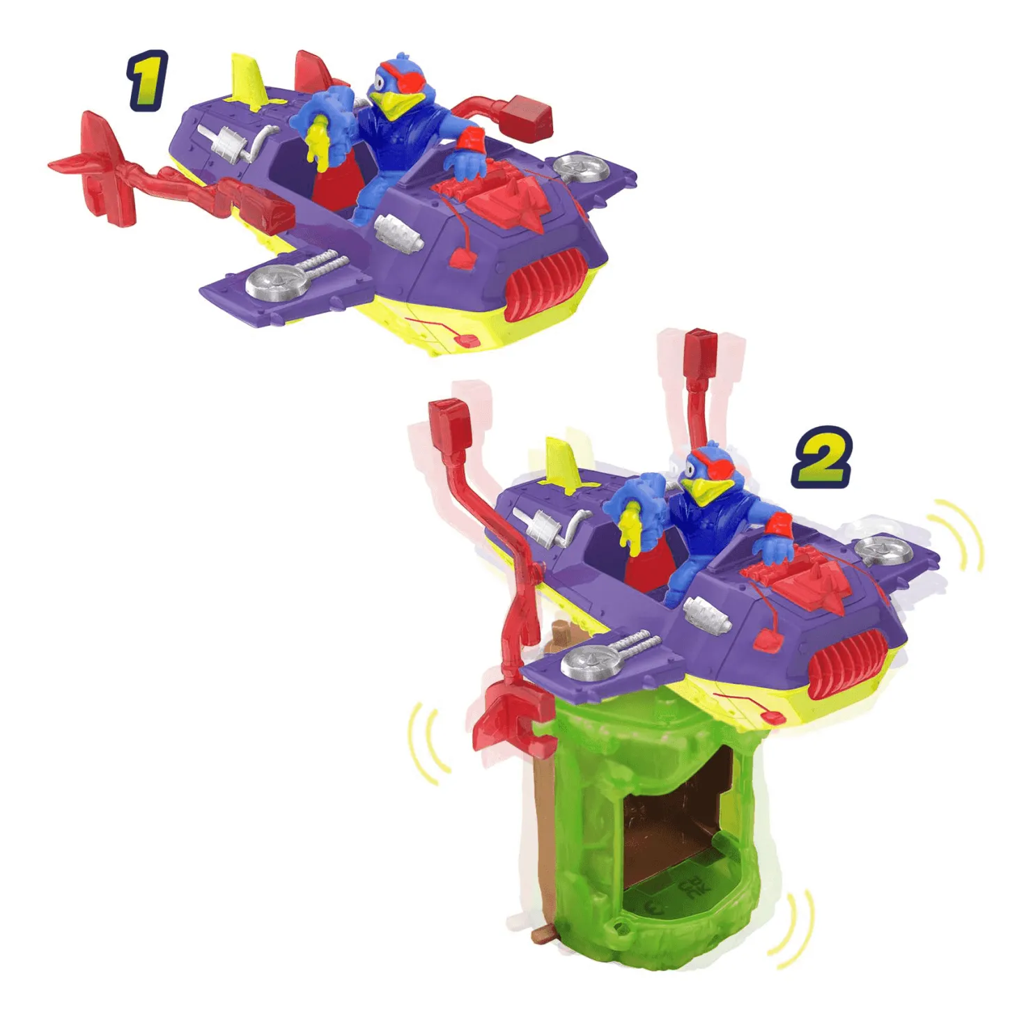 Metazells Vehicle Pack Collector Plane Purple