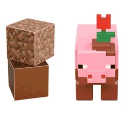Minecraft Figura Articulada Muddy Pig 8 cm