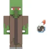 Minecraft Figura Articulada Zombie Villager 8 cm