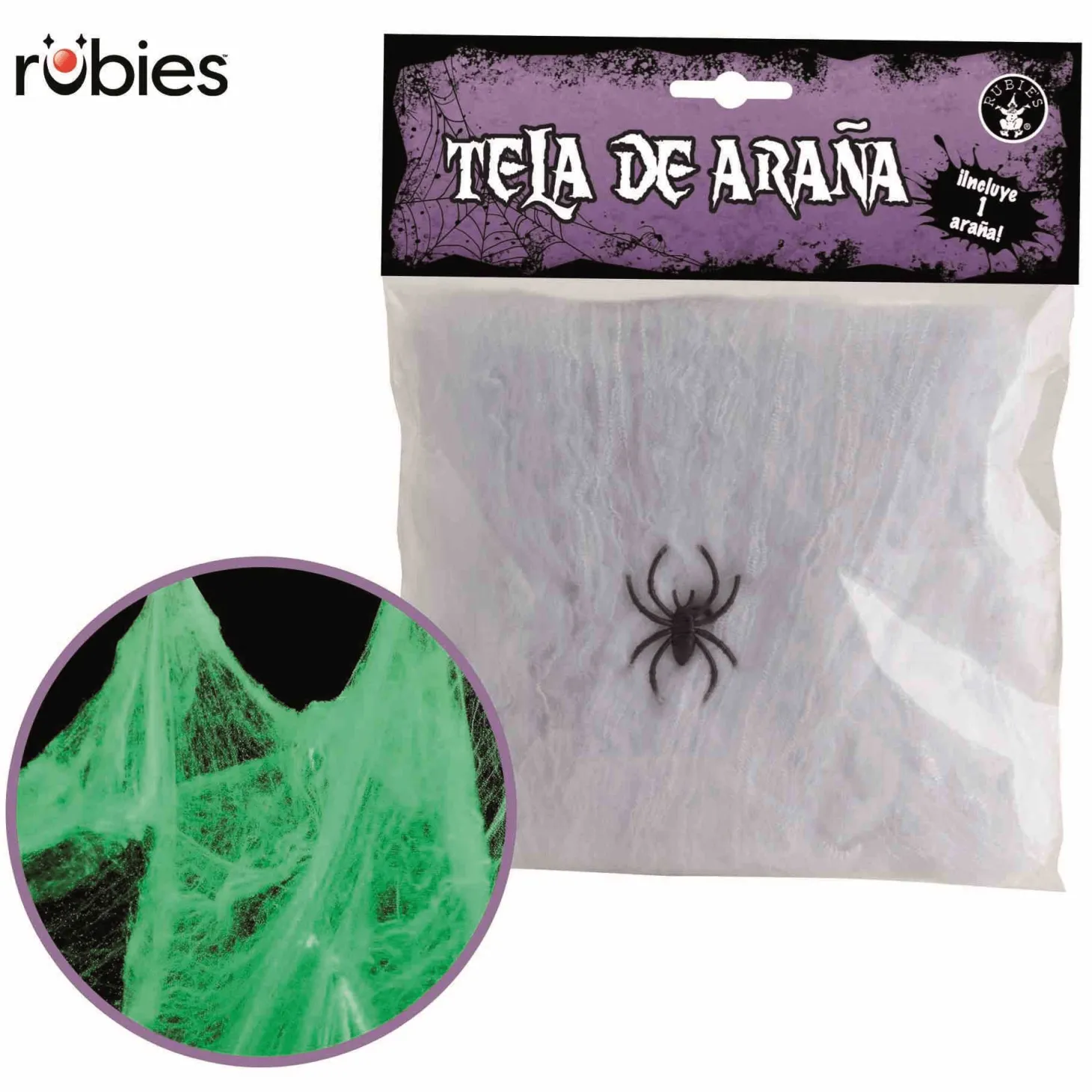 Mini Telaraña Glow in the Dark