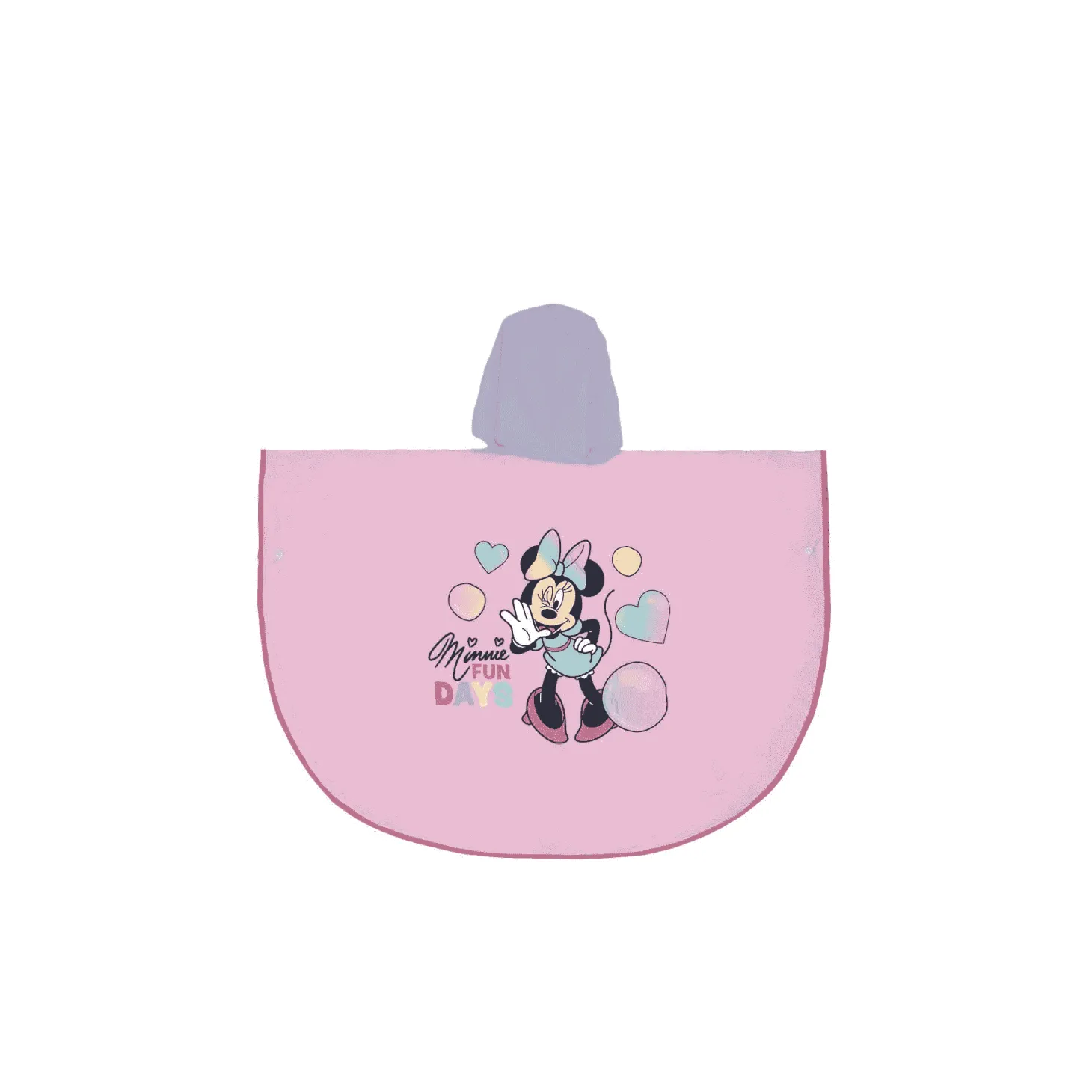 Minnie Impermeable Poncho Talla 5 a 6 años