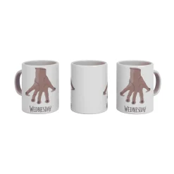 Miércoles Taza de Sublimación 'Wednesday - Thing' - Serie de Netflix