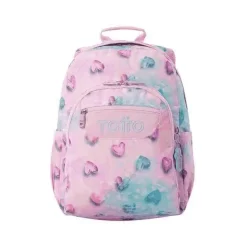 Mochila Acuareles Glitter Adaptable a carro – Totto Shiny Heart