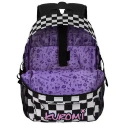 Mochila Adaptable Kuromi B&W 44 cm