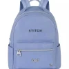 Mochila Bolso Stitch Azul Disney