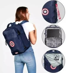 Mochila Capitán América Moch Mercury Cabin 40 cm