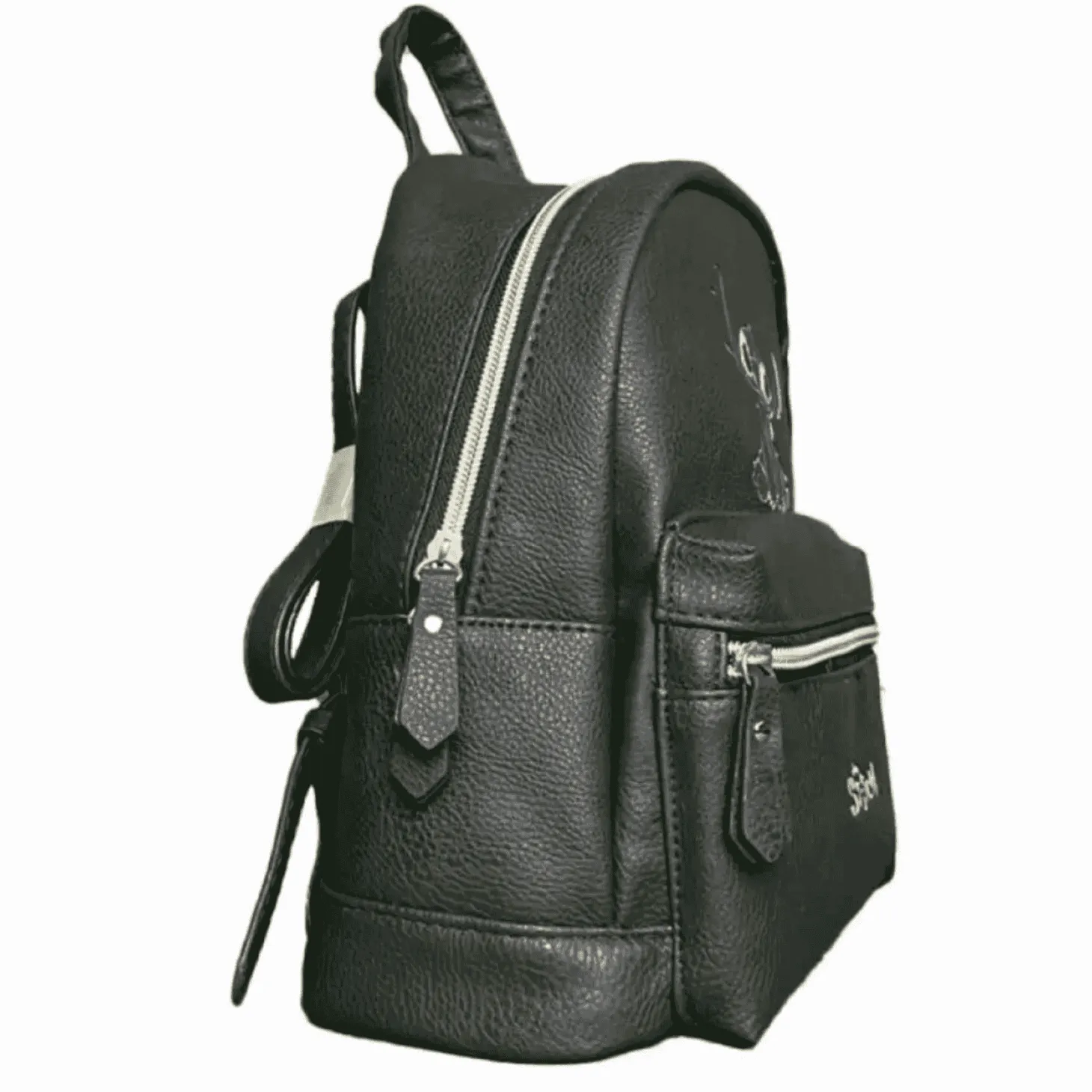 Mochila Disney Stitch Fashion Black - Compacta y Elegante