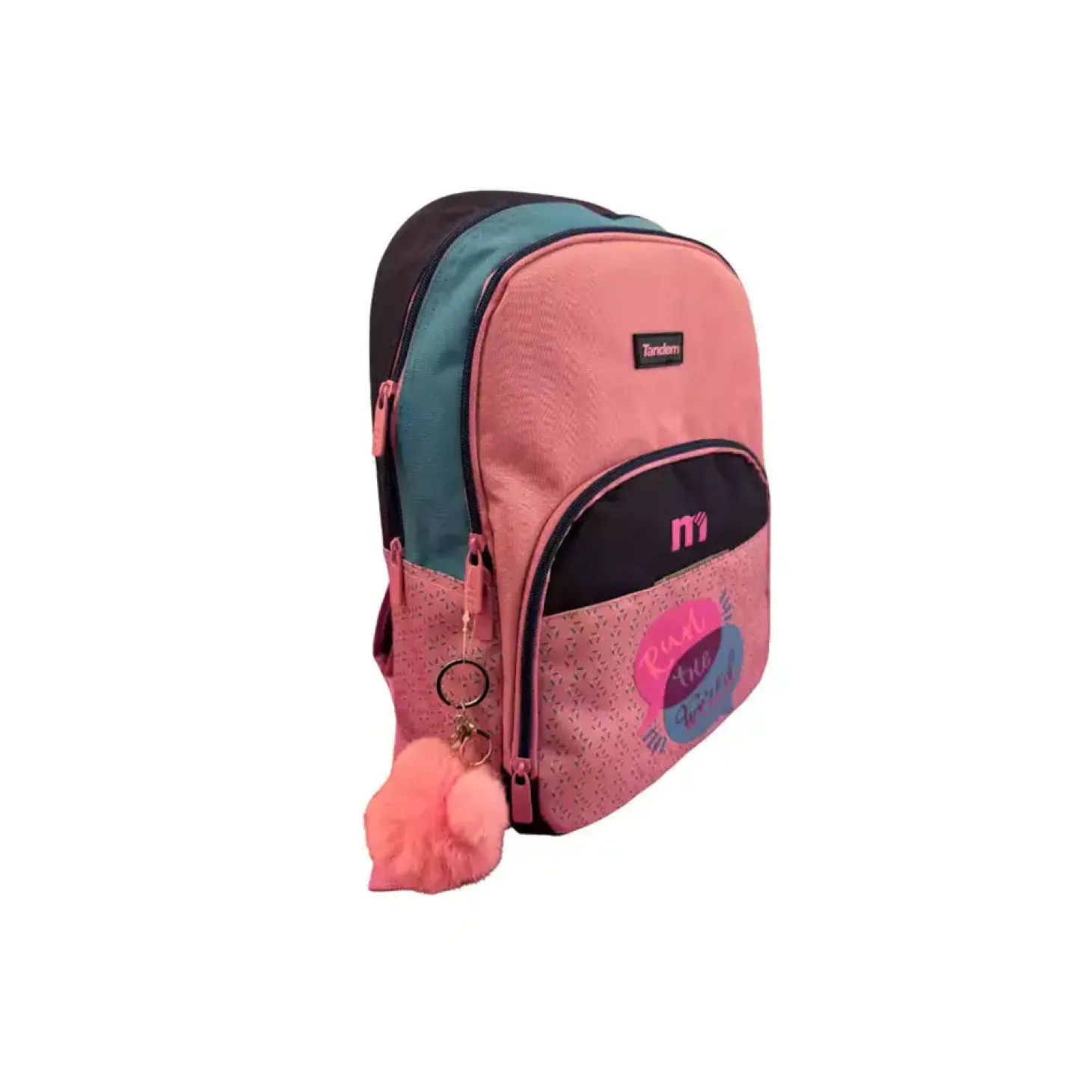 Mochila escolar Tandem Beauty 39,5 cm adaptable a carro