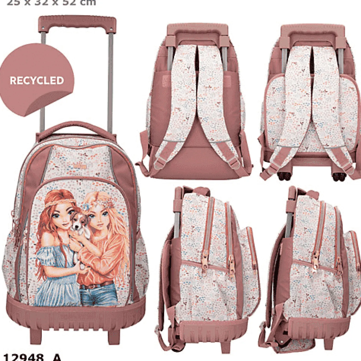 Mochila Escolar TOPModel VELOFLEUR Estilo y Comodidad