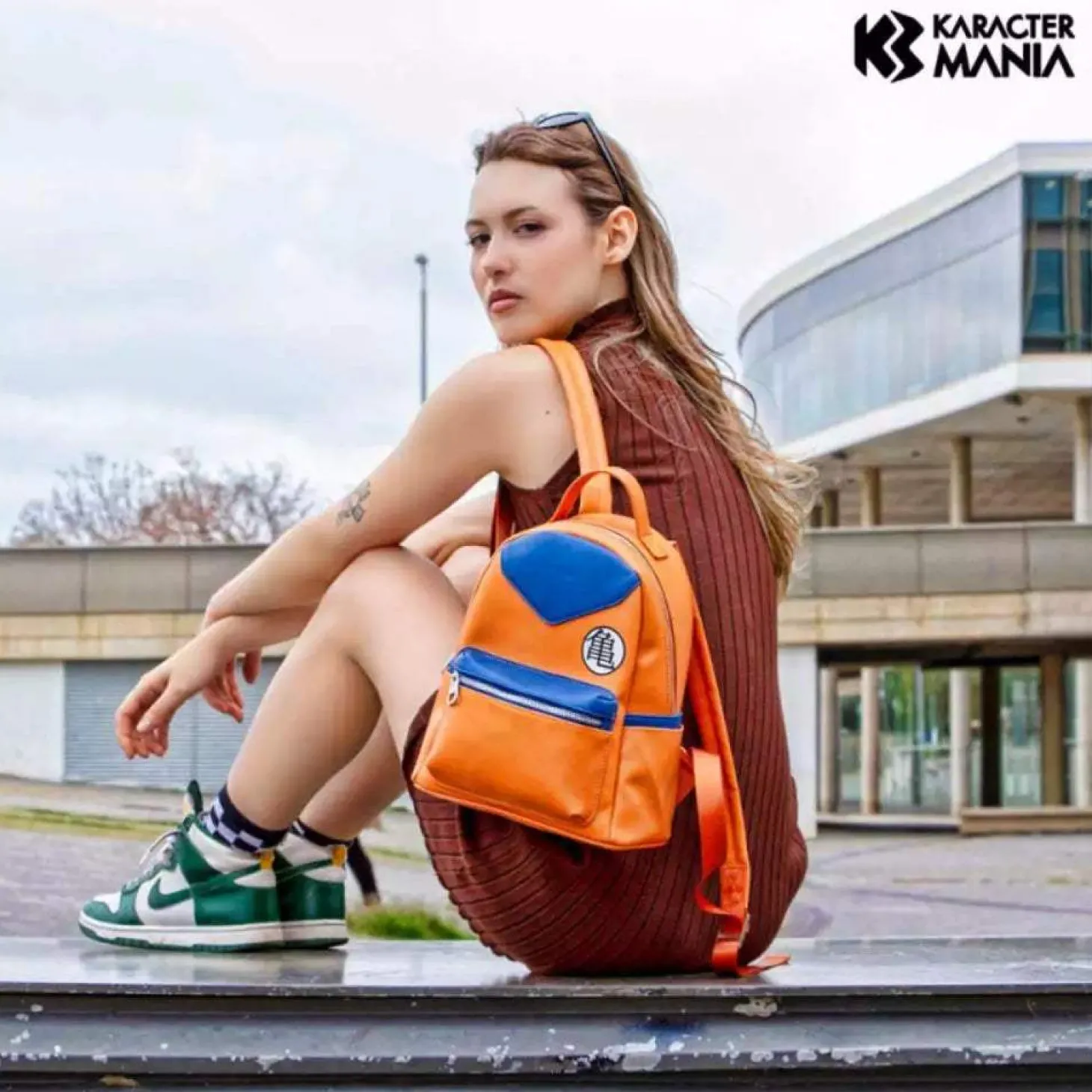 Mochila Heady Dragon Ball Suit Naranja