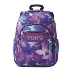 Mochila Totto Glitter Adaptable 4HX – brillante, práctica y adaptable a carro
