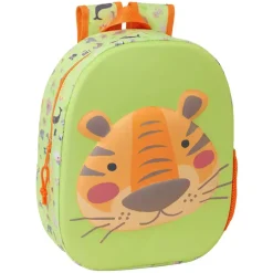 Mochilita Infantil 3D Tigre 33 cm