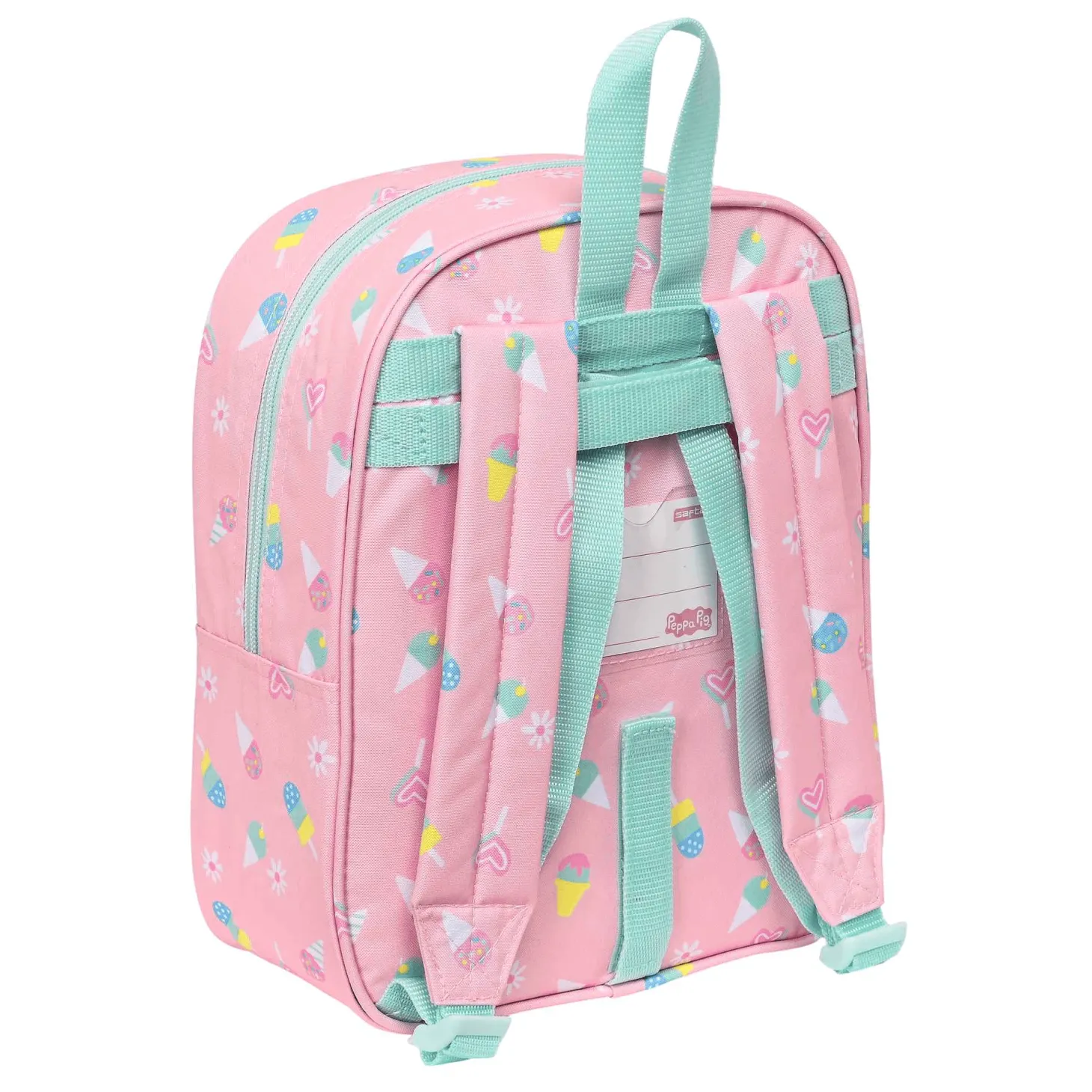Mochilita Peppa Pig Ice Cream de 27 cm - Perfecta para Guardería