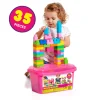 Molto Cubeta 35 Piezas Rosa | Juguete Infantil