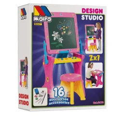 Molto Design Estudio Pizarra y Pupitre Rosa
