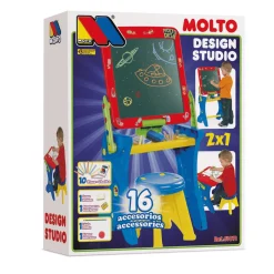 Molto Design Studio Pupitre y Pizarra Rojo