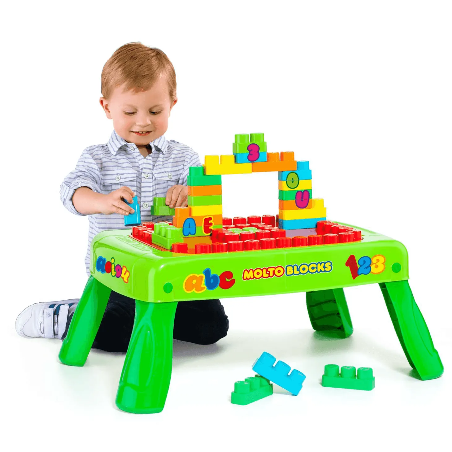 Molto Mesa de Actividades Infantil de Bloques