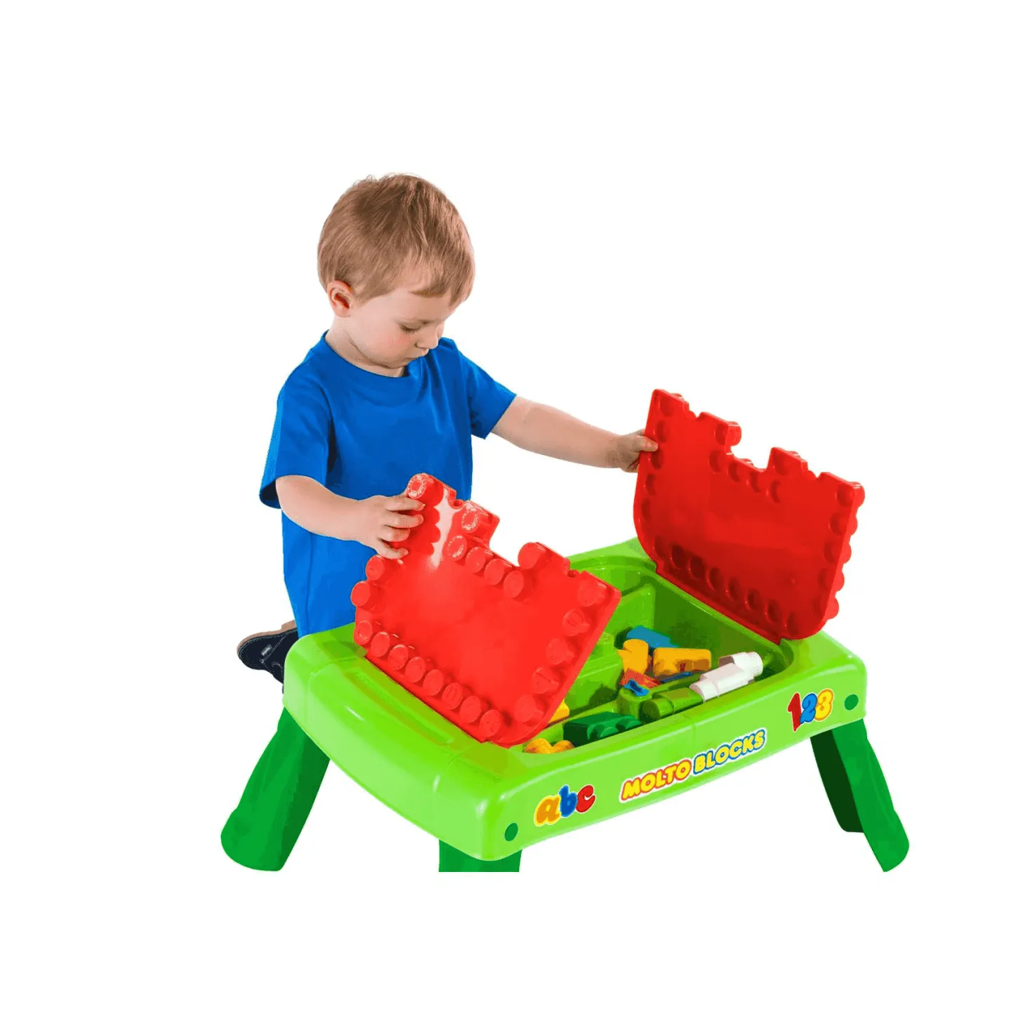 Molto Mesa de Actividades Infantil de Bloques