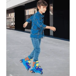 Molto Patines Azules en Línea 3 in line Convertible