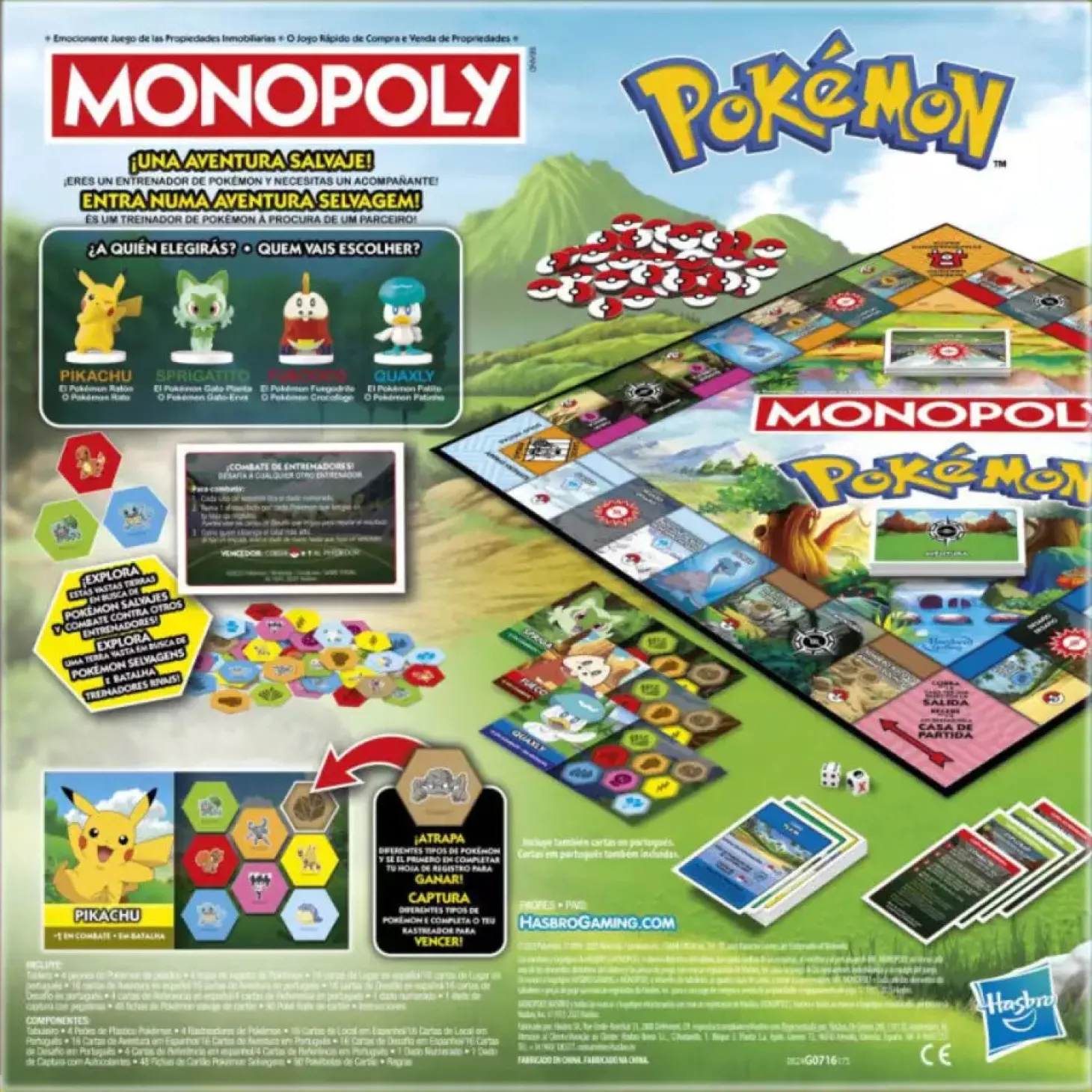 Monopoly Pokémon Juego de Mesa HASBRO