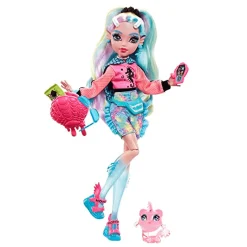 Monster High Lagoona Blue Muñeca articulada con mascota y accesorios de moda