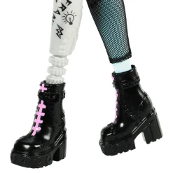 Monster High Muñeca Frankie Stein con Mascota Watzie y Accesorios