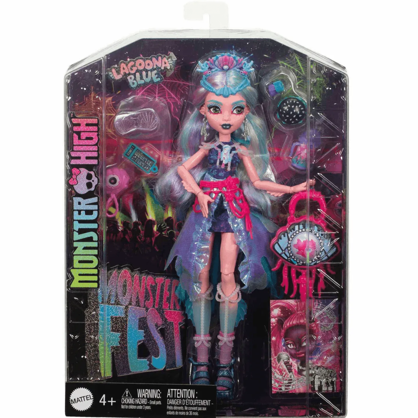 Monster High Muñeca Lagoona Blue Monster Fest