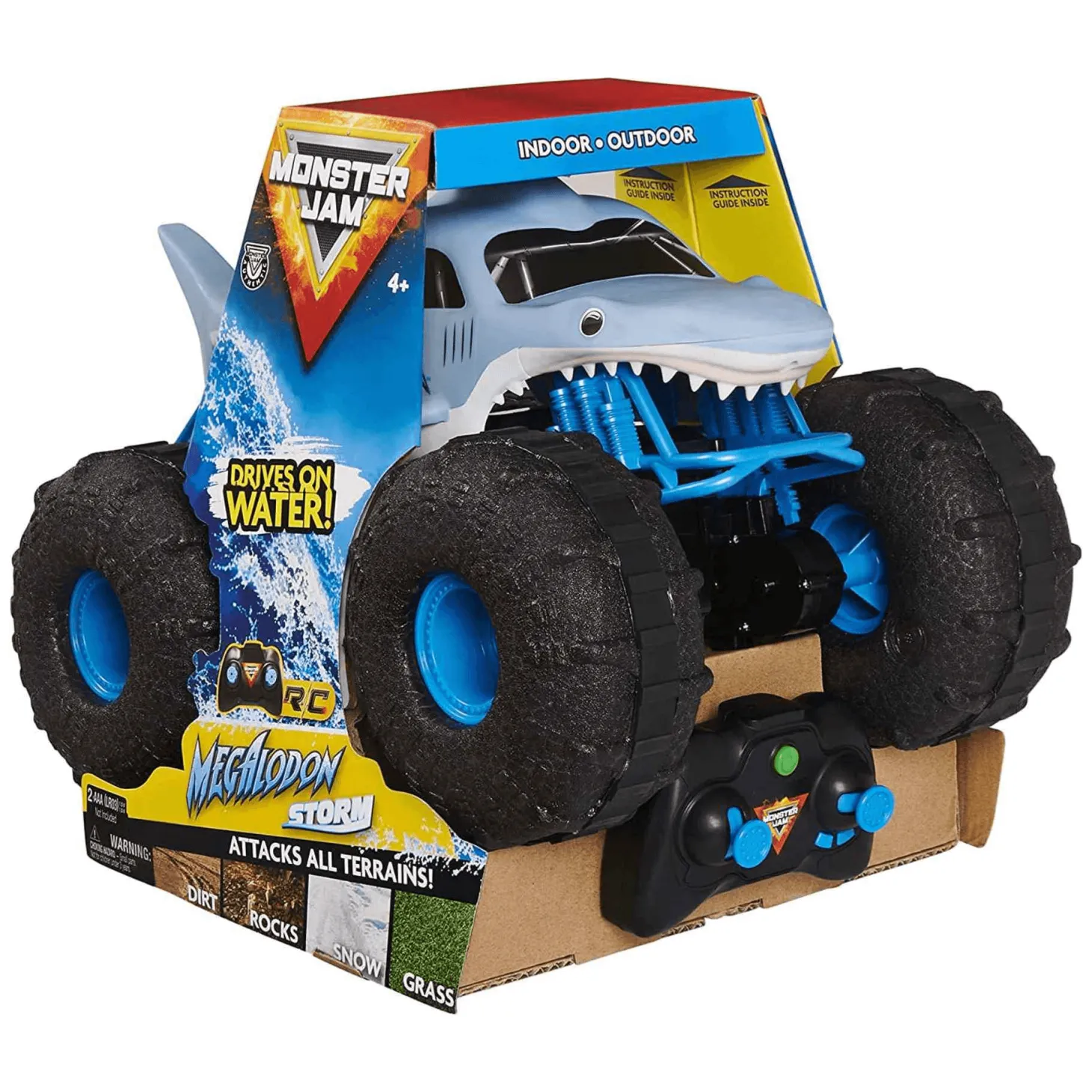 Monster Jam Megalodon Todo Terreno Storm RC 1:15