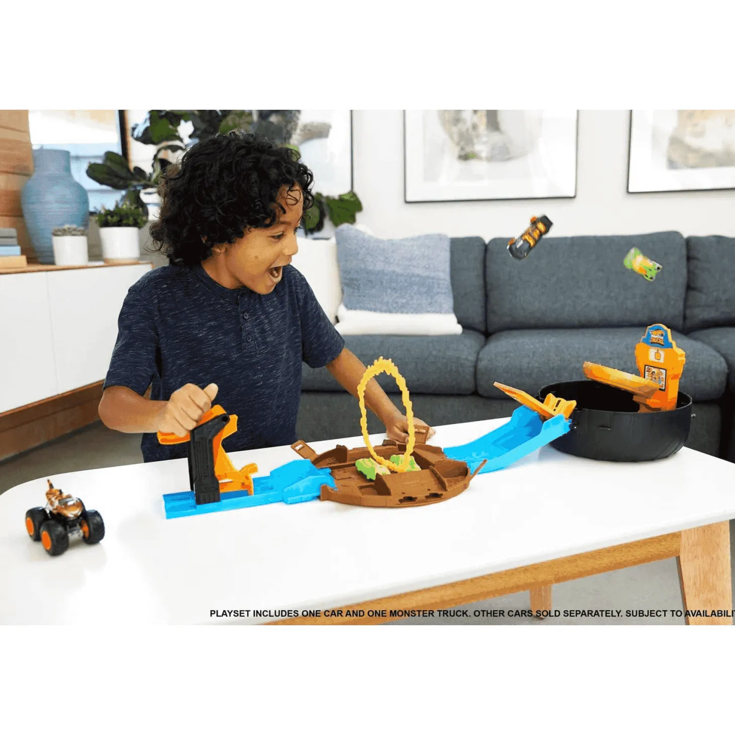 Monster Truck Rueda Acrobacias Con 2 Vehículos