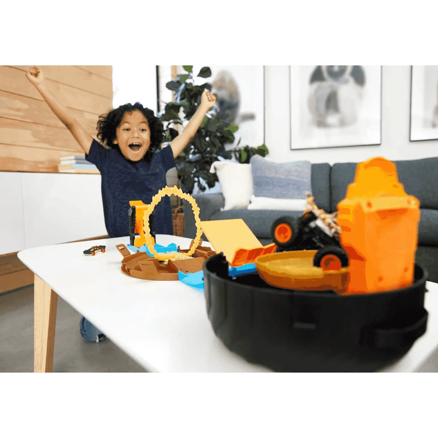 Monster Truck Rueda Acrobacias Con 2 Vehículos