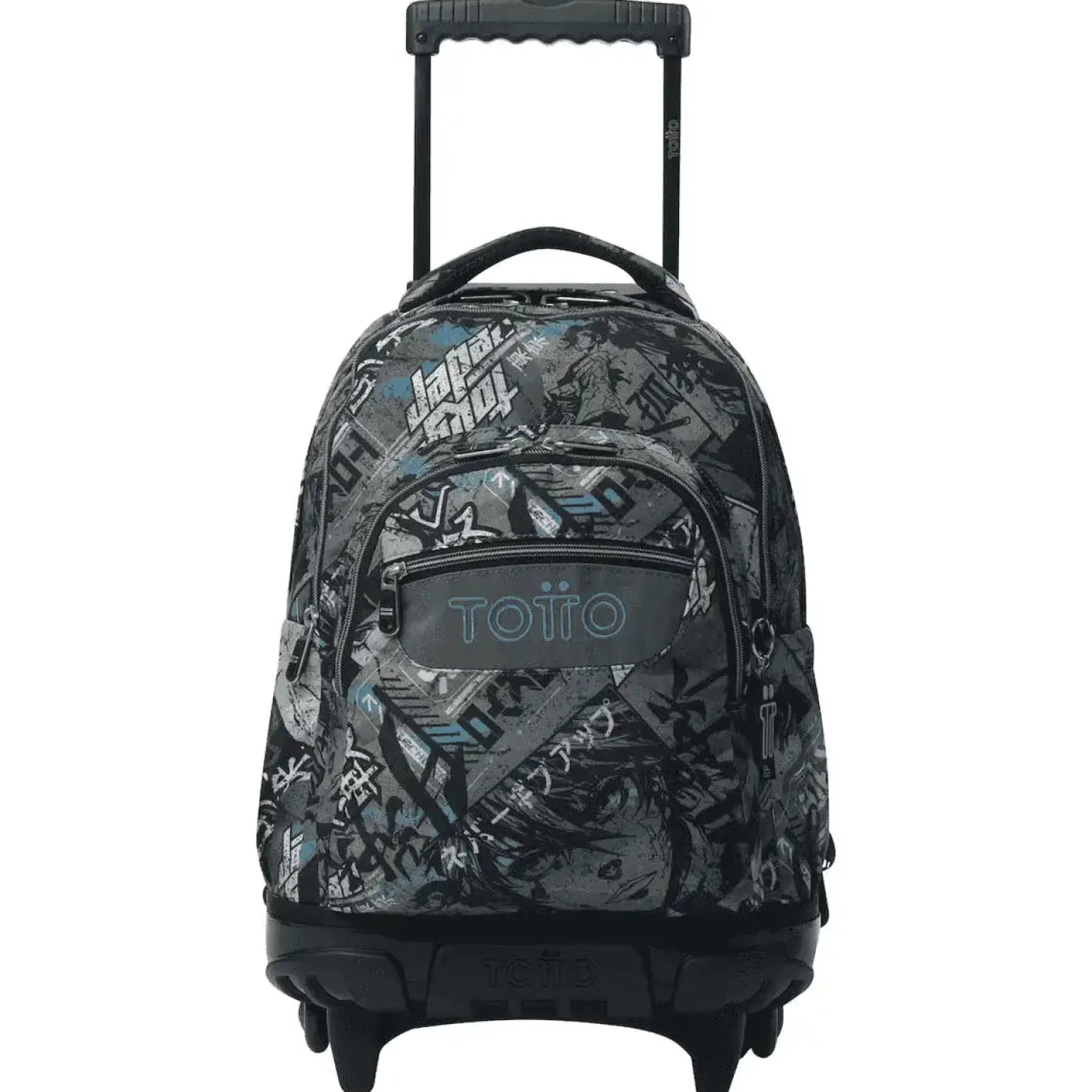 Morral Totto Rue Bomper Renglones P7YL – ruedas resistentes y tejido ecológico