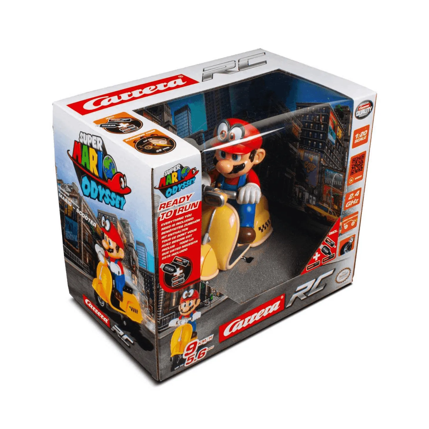 Moto Radio Control Super Mario Odyssey Scooter E1:18