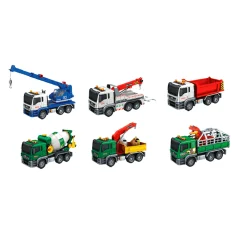 Motor Planet Camión Transporte – Vehículo de fricción con luces y sonidos (3+)