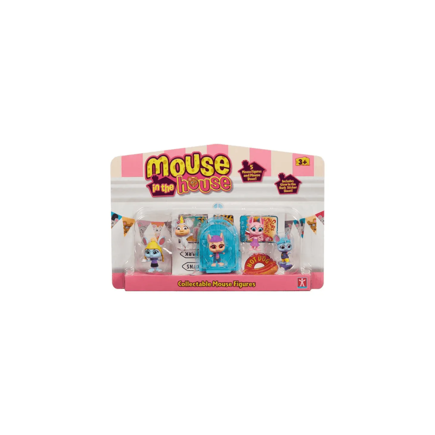Mouse In The House Pack De 5 Figuras Roo, Millie, Mouser, Daisy y Doo