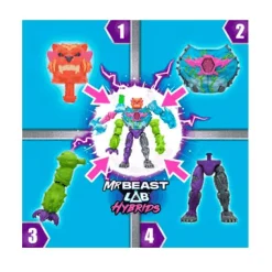 MrBeast Lab Hybrids Mega Pack – Pack 5 Figuras