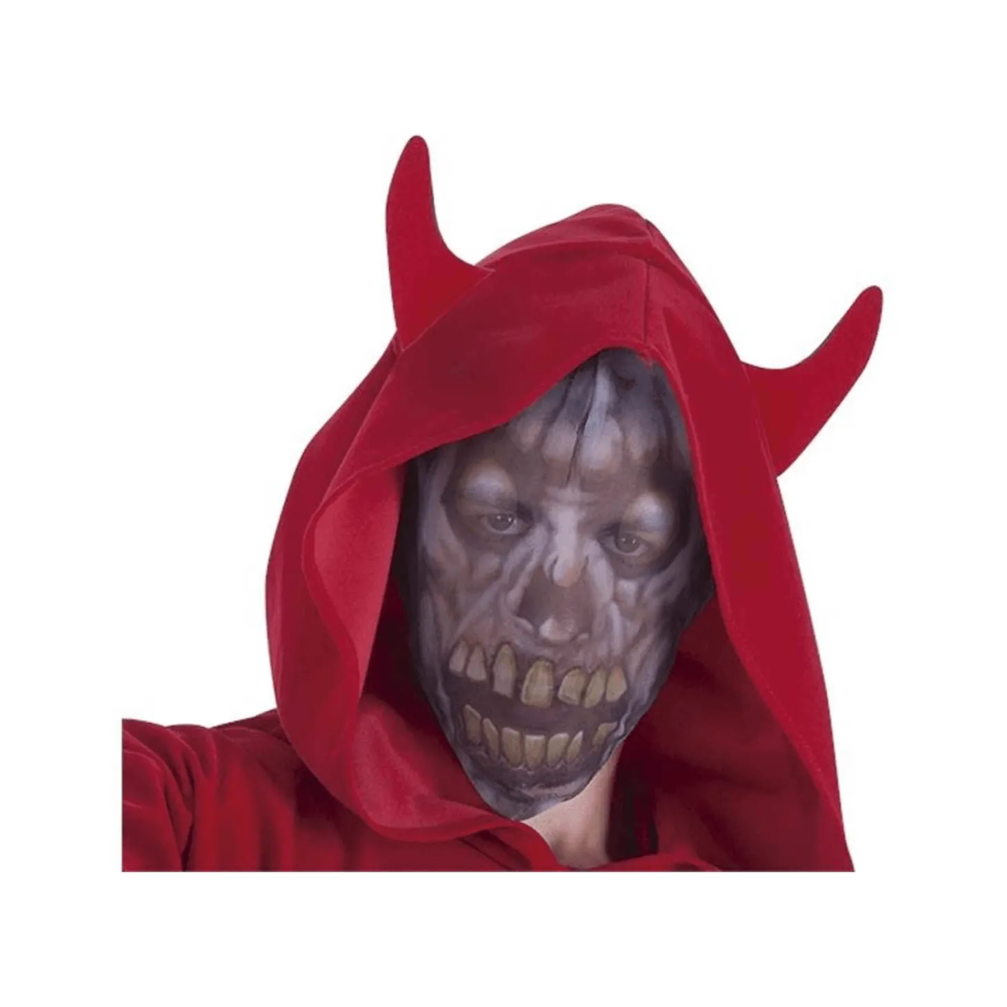 Máscara Calavera Zombie Tela