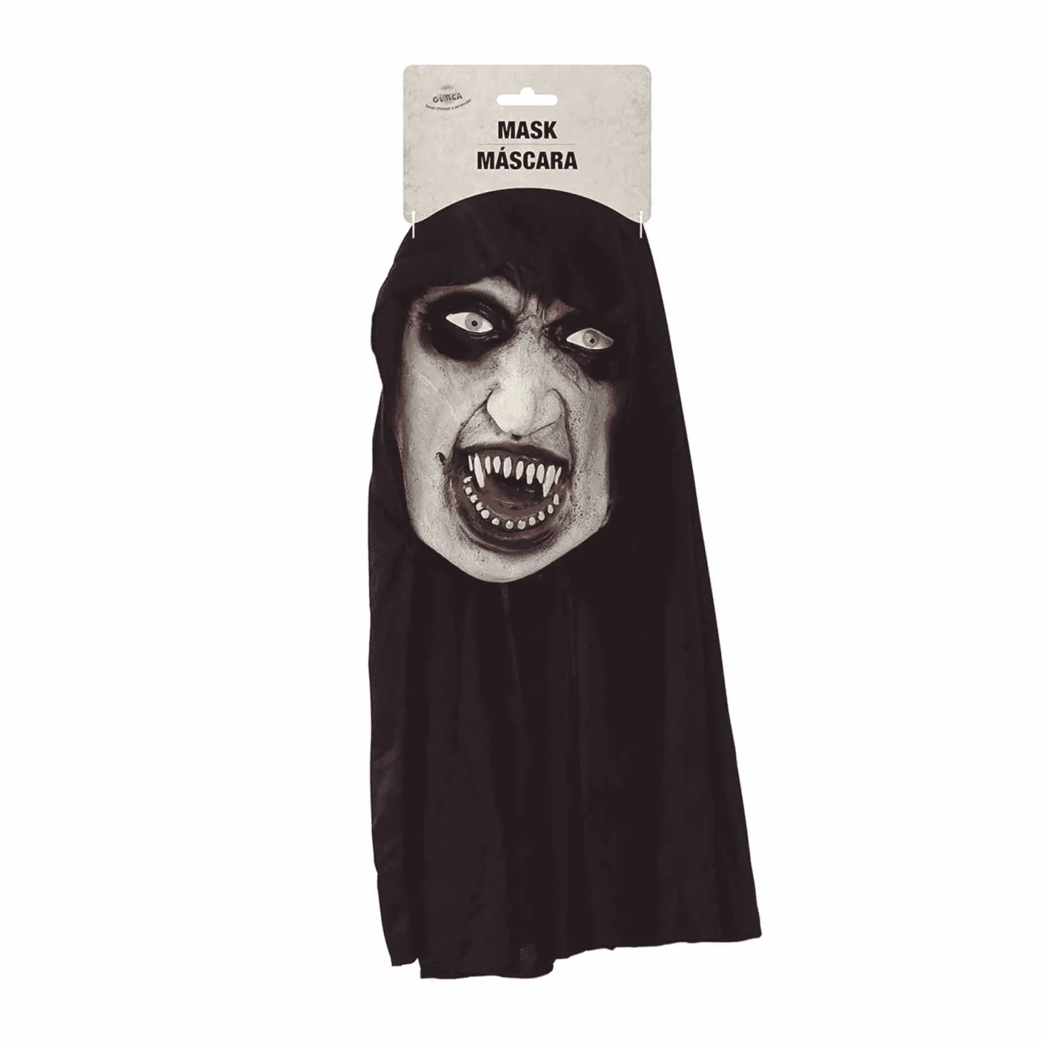 Máscara Monja con Capucha Látex