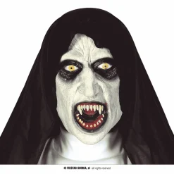 Máscara Monja con Capucha Látex