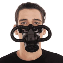 Máscara Steampunk color negro para disfraz