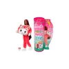 Muñeca Barbie Cutie Reveal Disfraces Panda Rojo - Gatito