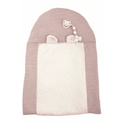 Muñeca Bebé Reborn Gadea rosa con manta