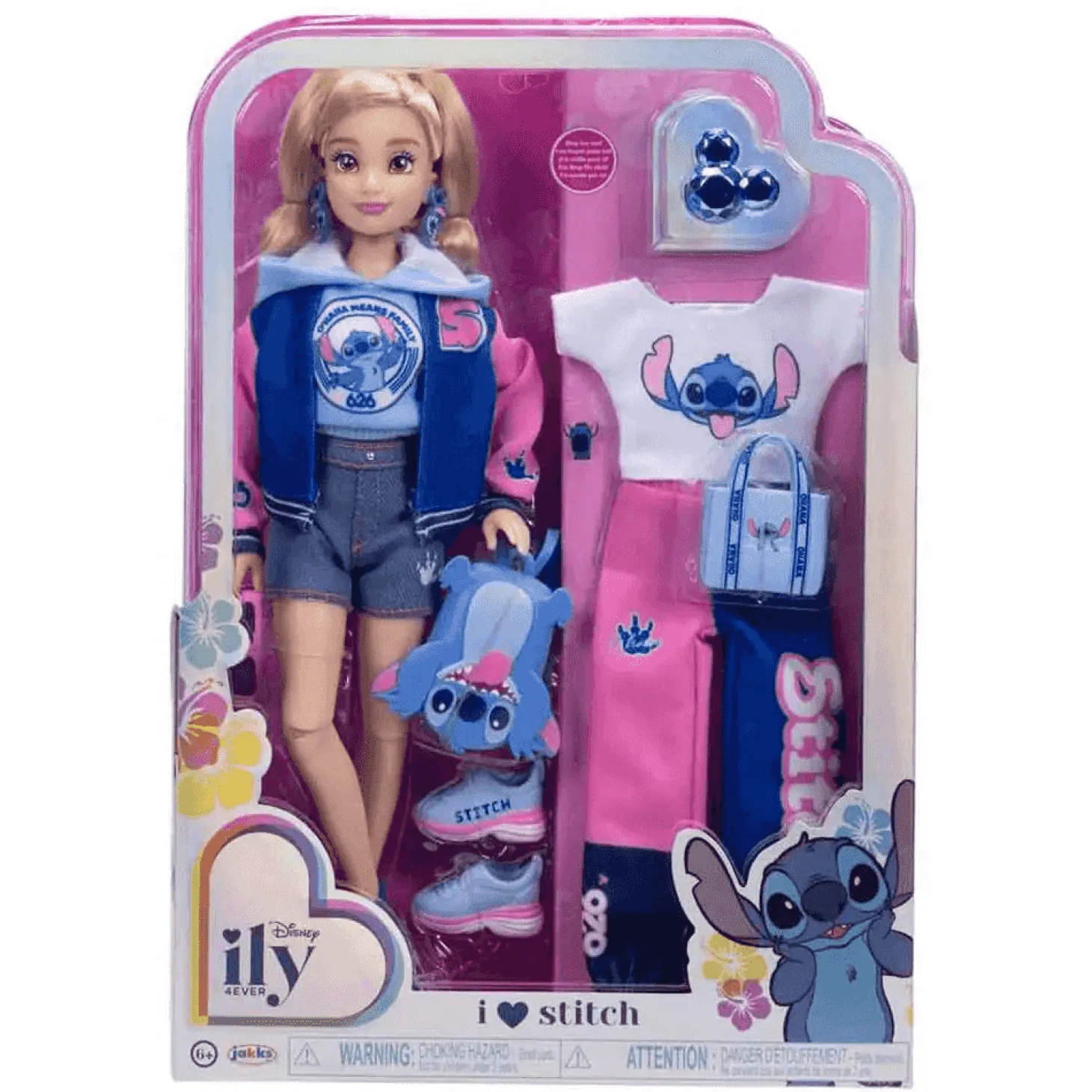 Muñeca Disney Stitch University ILY 4EVER 25 cm
