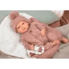 Muñeca Reborn Elba Rosa con Saco Dormir 40 cm- Arias