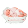 Muñeca Reborn Ángela 40 cm con saco portabebé