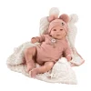 Muñeca Reborn Sofia con Pelele Rosa 46 cm