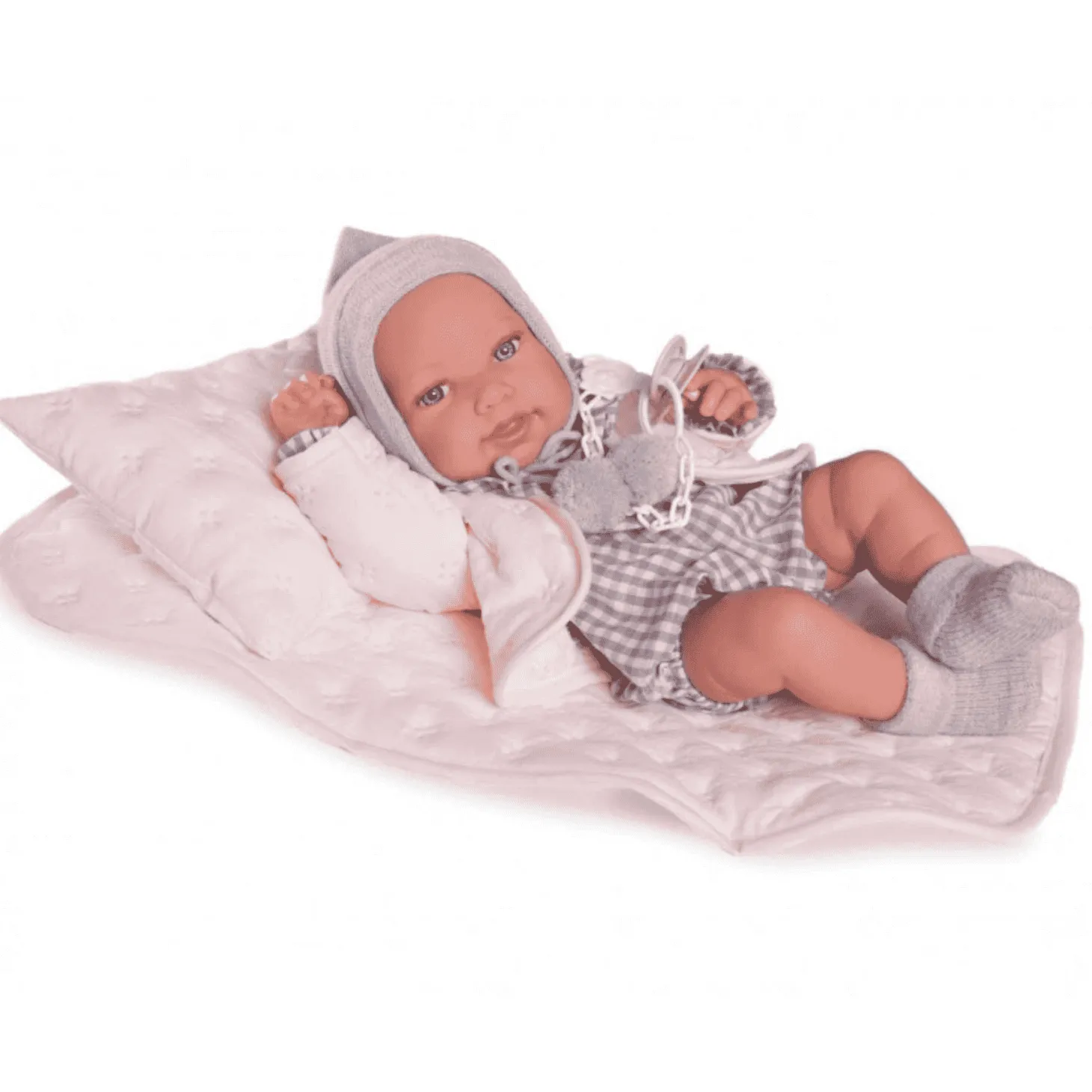 Muñeca Recién Nacida Pipa con Manta Acolchada - Antonio Juan