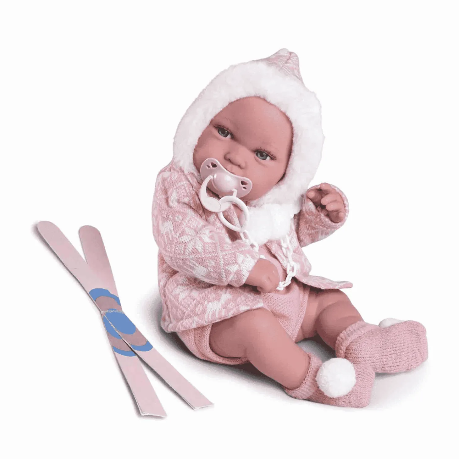 Muñeca Recién Nacida Pipa esquiadora 42 cm Antonio Juan