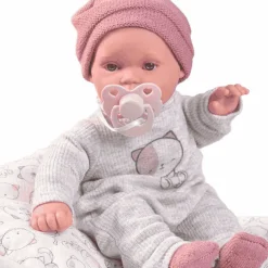 Muñecas Antonio Juan Kika Lagrimitas en su Camita con Sonido 27 cm